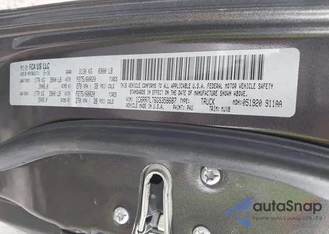 2016 Ram 1500 Big Horn from USA, damaged, VIN 1C6RR7LT6GS358687